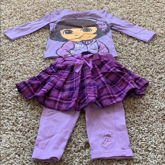 Nickelodeon Other - Dora Outfit with 2 shirts Nickelodeon Other - Dora Outfit with 2 shirts